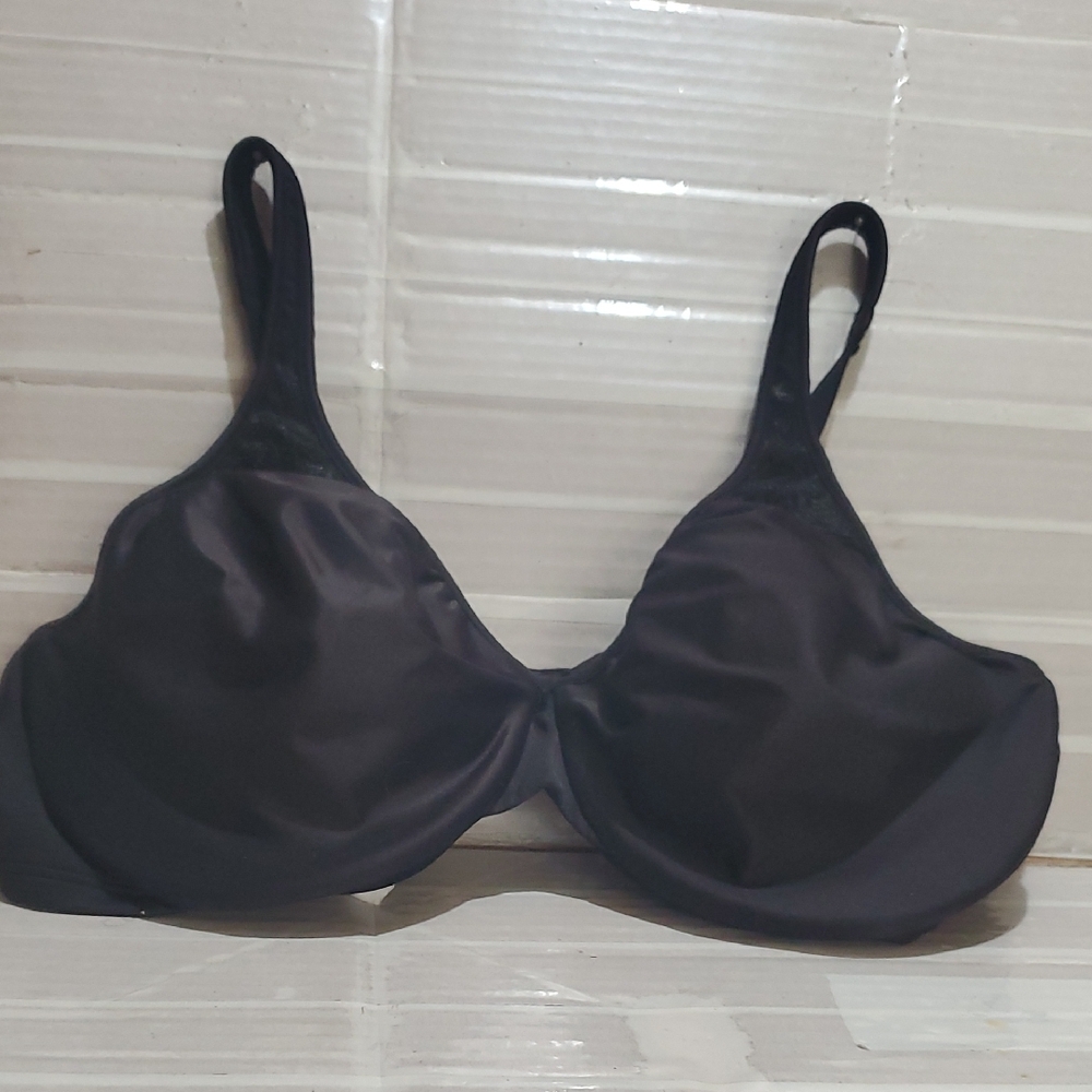 Bali Black Seamless Underwire Bra Size 42C